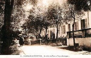 HAMMAM-MESKOUTINE - ARRIVEE DES CARS TRANSATLANTIQUE